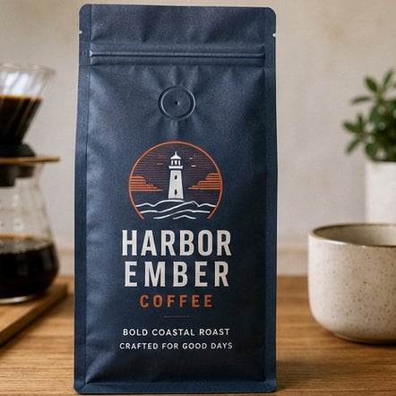 Coffee Pouch With Valve with custom branding