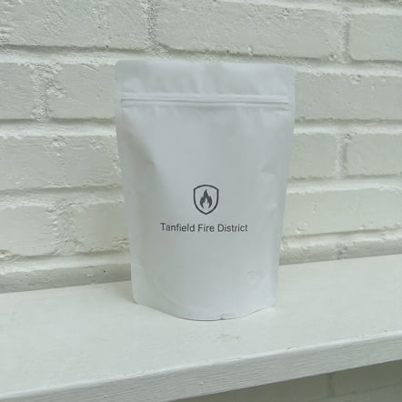 Clear Window Snack Pouch with custom branding