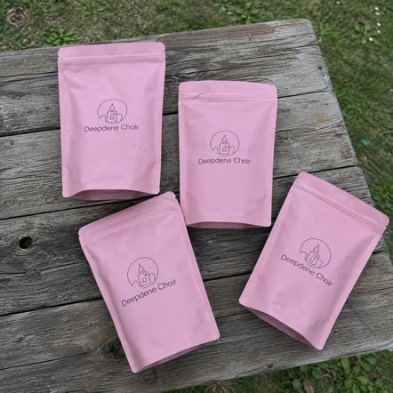 Coffee Pouch With Valve with custom branding